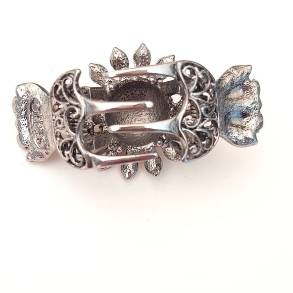 Soho crystal and metal sunflower hair clip - Picture 8 of 8